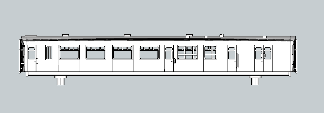 (image for) (N) SR Bulleid BRCW Semi-Open Brake Third - d2124